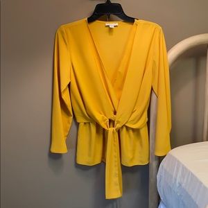Yellow blouse